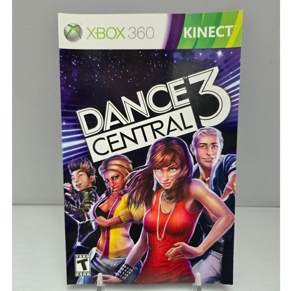 Dance Central 1, 2, & 3 Bundle Xbox‎ 360 Kinect - Complete CIB 3 Games Tested